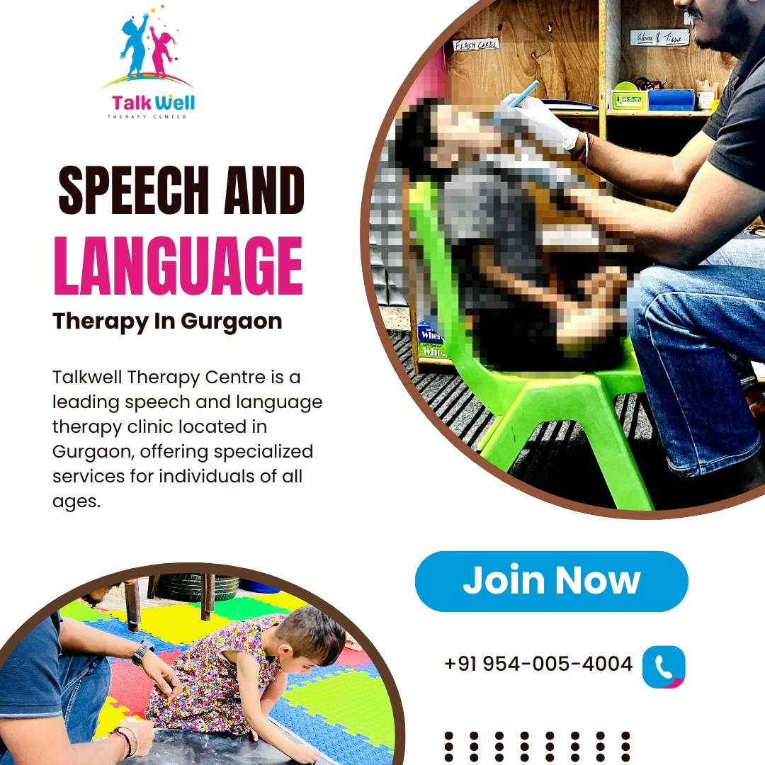 Speech and Language Therapy in Gurgaon || Talkwell Therapy